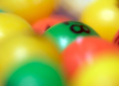 pile of bingo balls