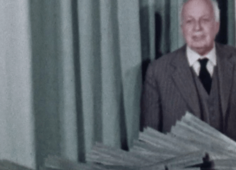 Lawrence Bragg presenting Properties of Matter.