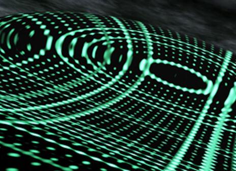 Green neon lines