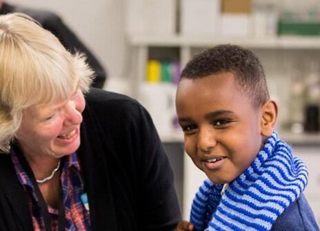 Dr Diane Crann and Masterclass student at the Ri this year
